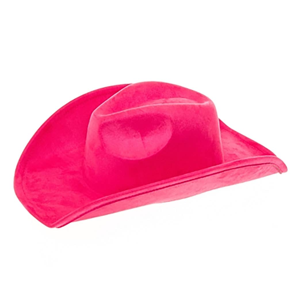Vegan Suede Classic Cowboy Hat - Adjustable & Durable