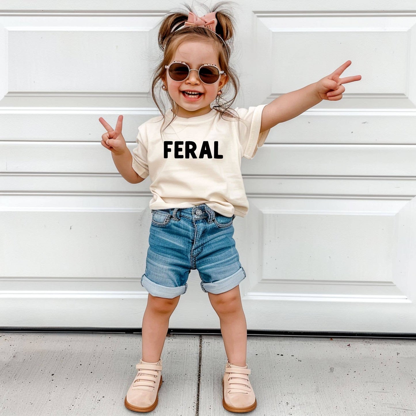 Feral/Nearly Feral TShirt for Wild Child, Nearly Feral Toddler
