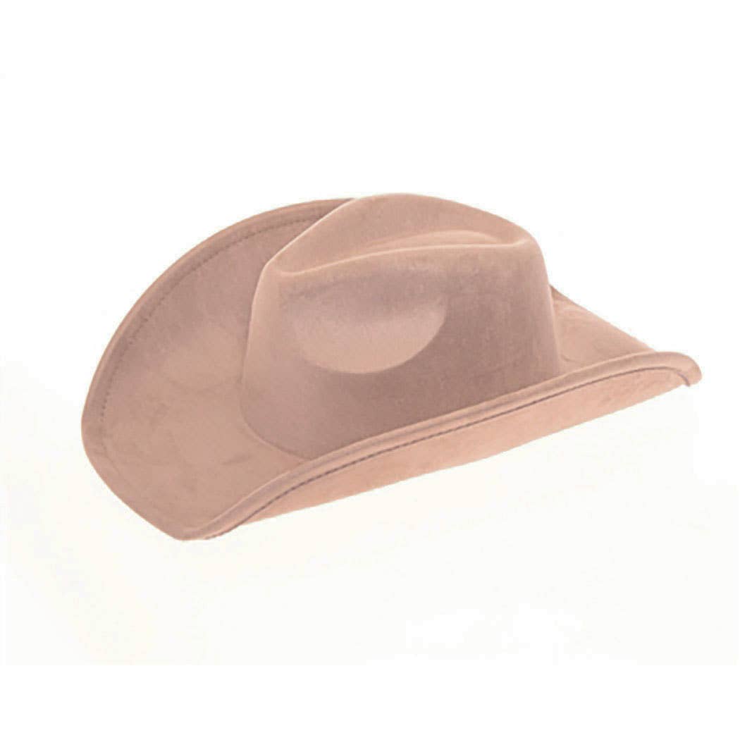 Vegan Suede Classic Cowboy Hat - Adjustable & Durable