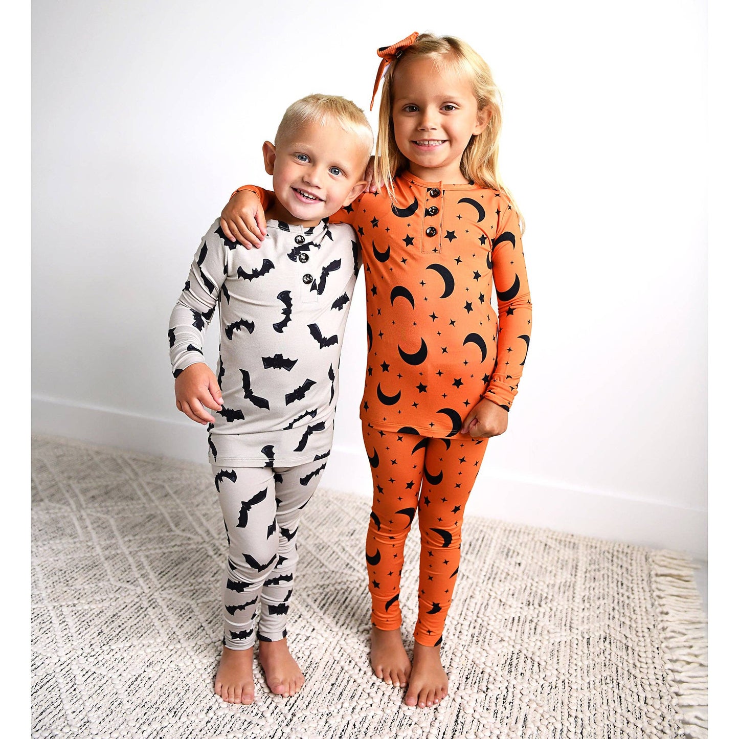 Blaise Orange Moon TWO PIECE Halloween Orange Lounge Set