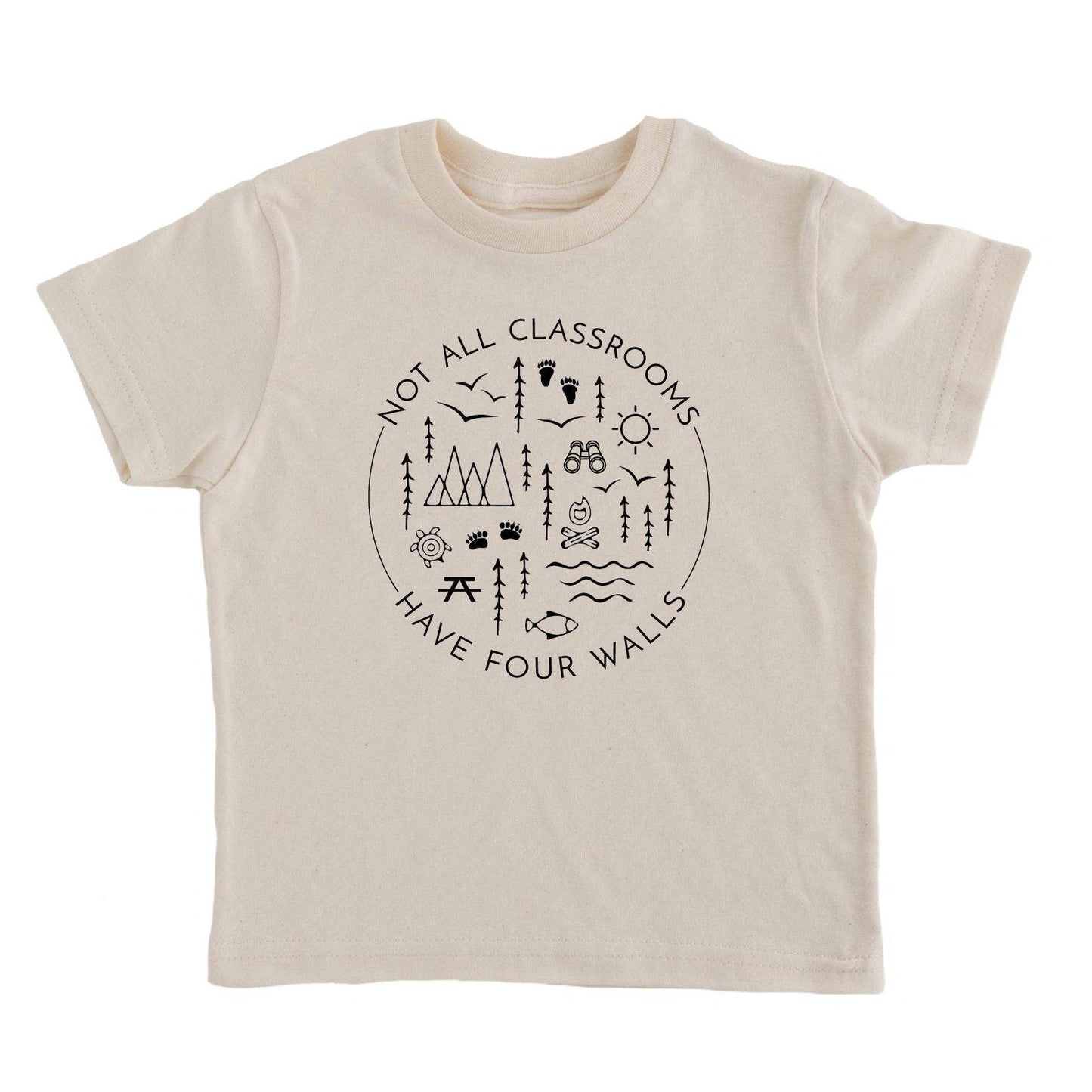 Not All Classrooms Have Four Walls Kids Tee | Eco Friendly