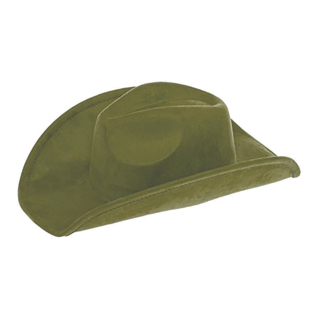 Vegan Suede Classic Cowboy Hat - Adjustable & Durable