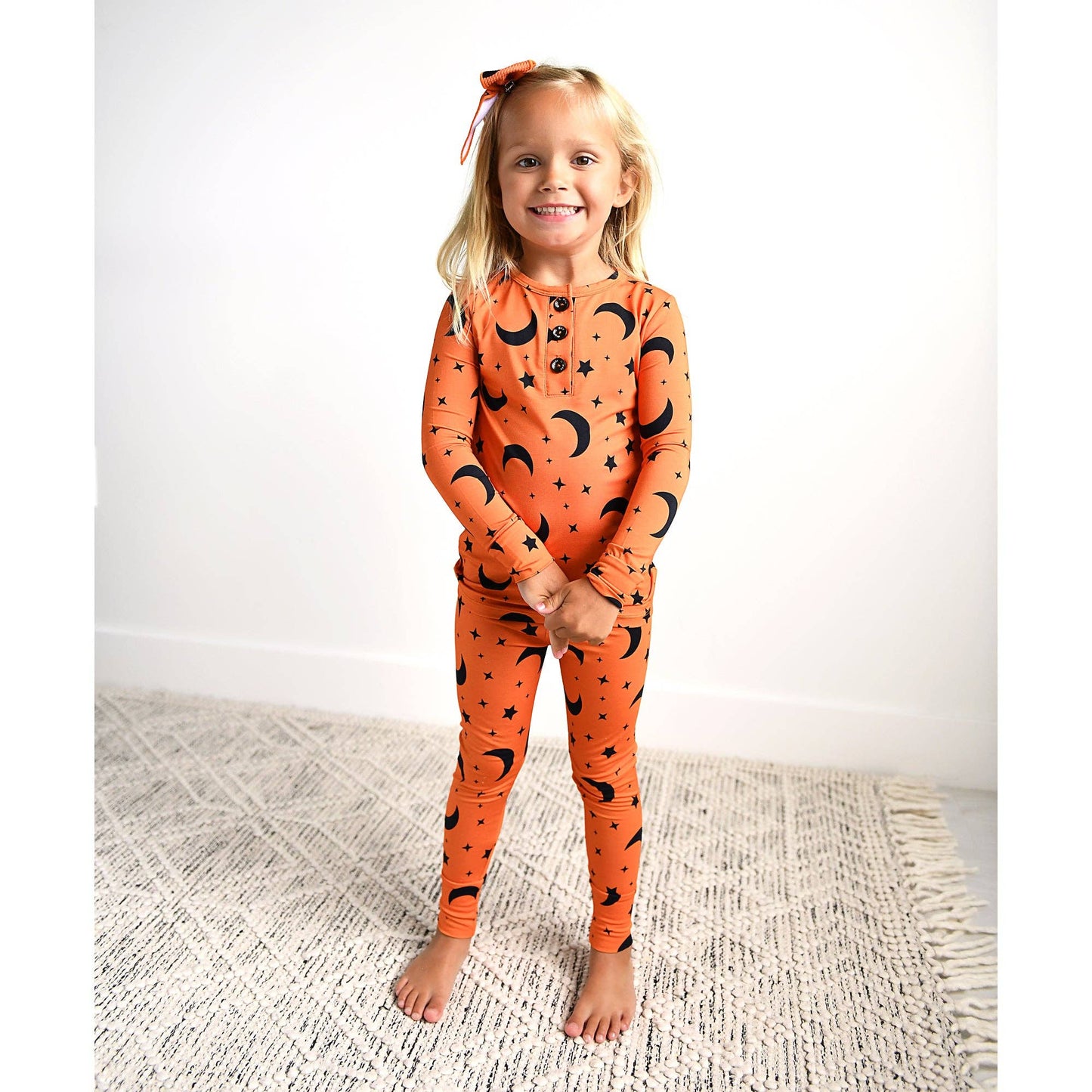 Blaise Orange Moon TWO PIECE Halloween Orange Lounge Set