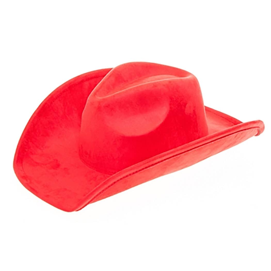 Vegan Suede Classic Cowboy Hat - Adjustable & Durable