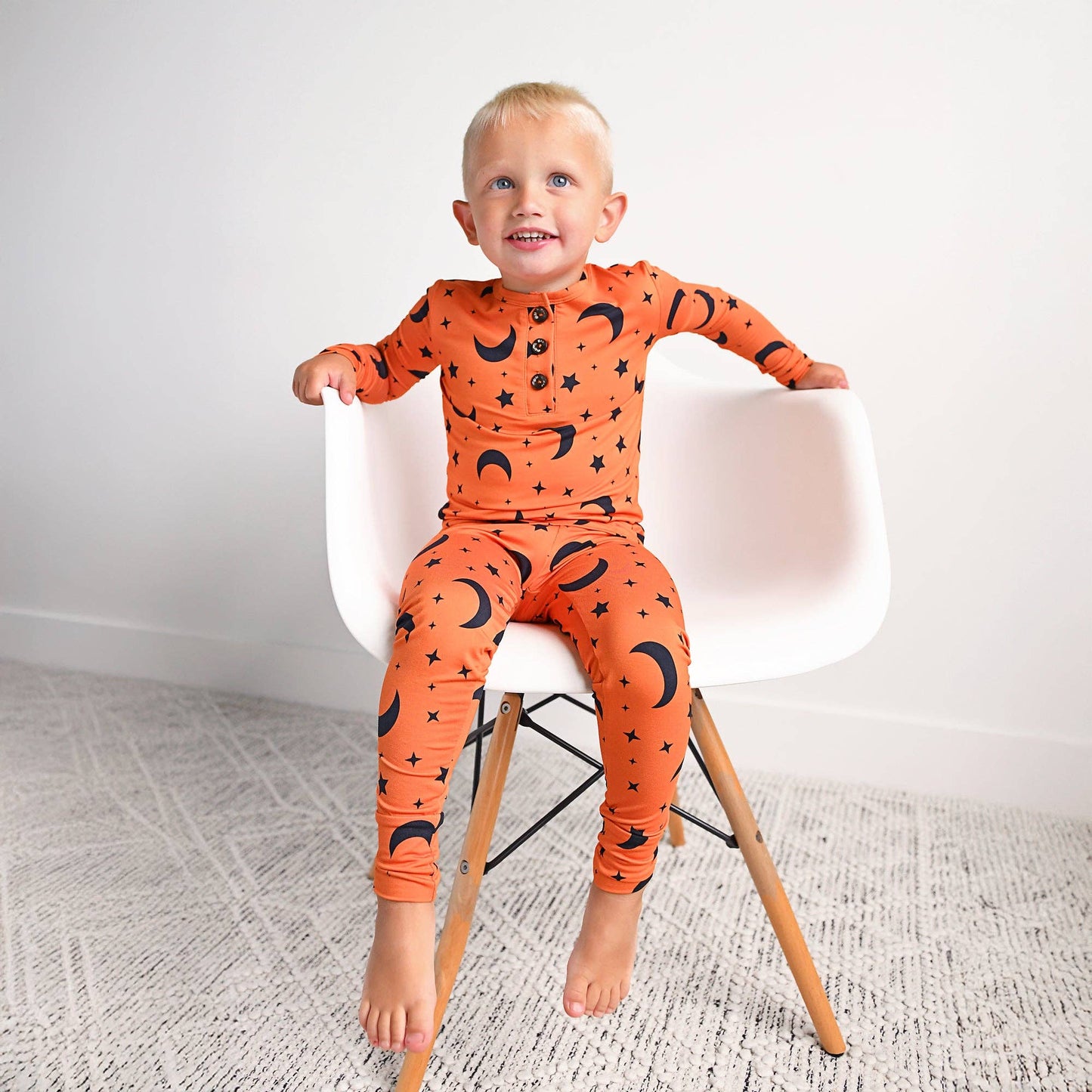 Blaise Orange Moon TWO PIECE Halloween Orange Lounge Set
