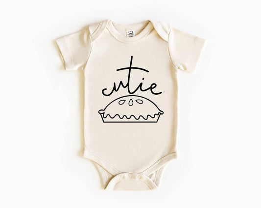 Cutie Pie Thanksgiving Bodysuit | Fall Baby Gifts